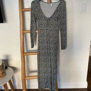 Topshop Midi Floral Dress